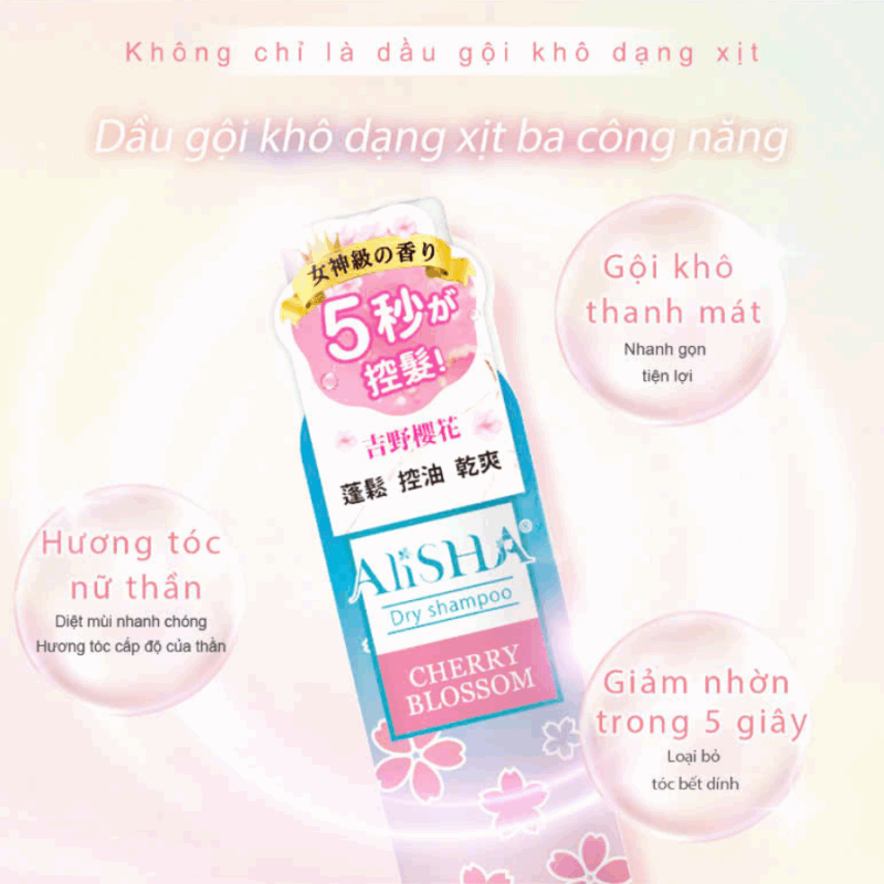 AliSHA Dry Shampoo lợi thế